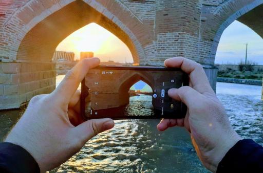 عکس پل تاریخی پنج چشمه بناب