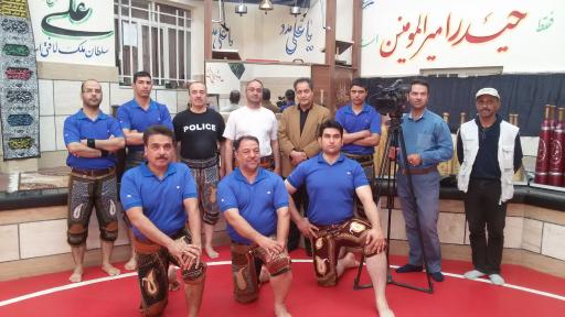 عکس زورخانه پلیس رضوی