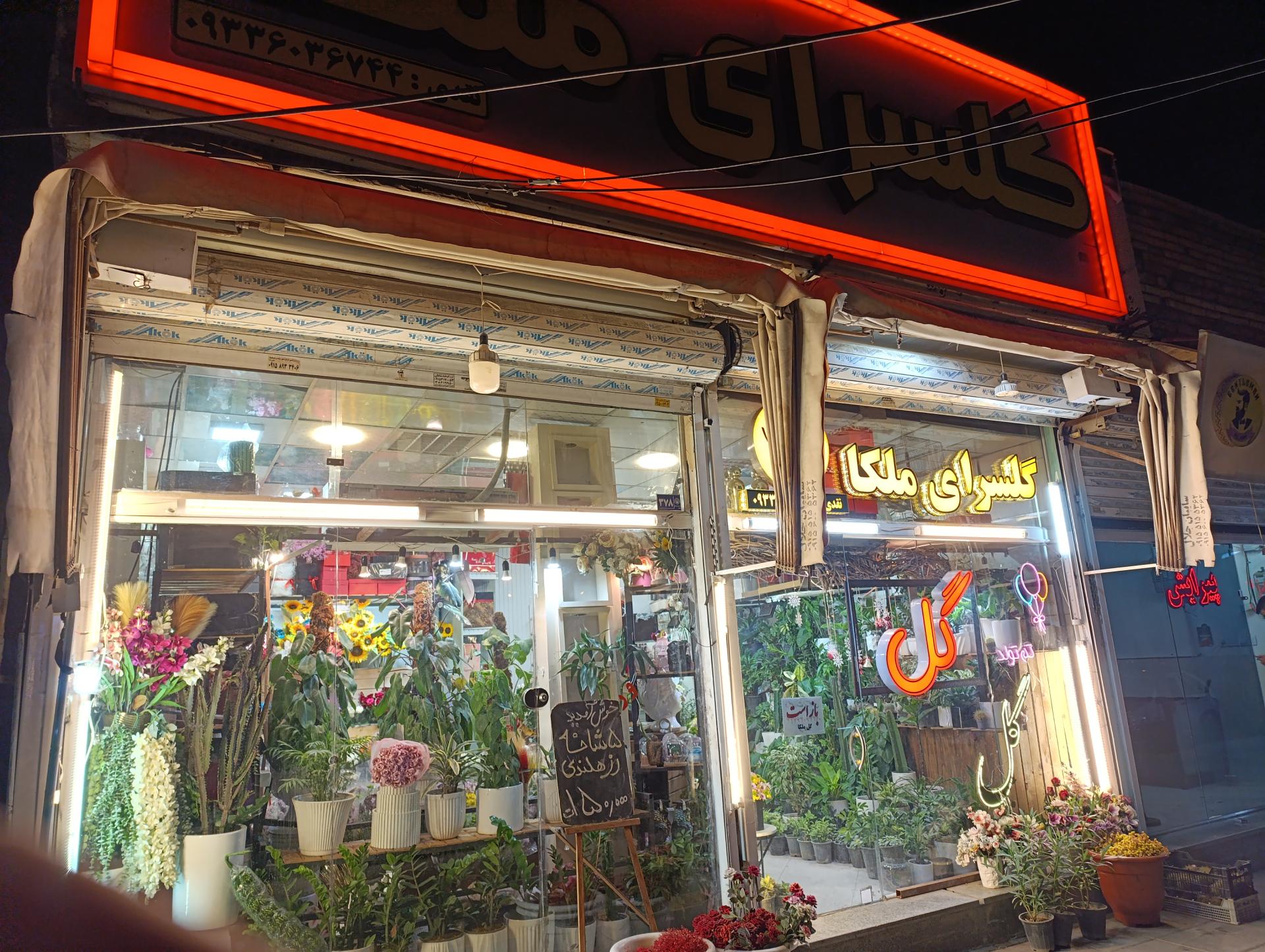 عکس گل فروشی ملکا