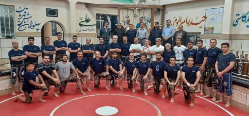 عکس زورخانه پلیس رضوی