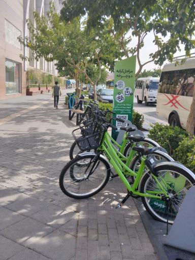 عکس ایستگاه دوچرخه اشتراکی