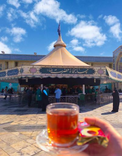 عکس چایخانه صحن کوثر حرم رضوی