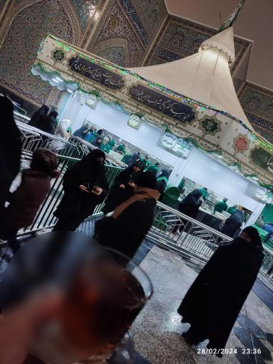 چایخانه صحن کوثر حرم رضوی