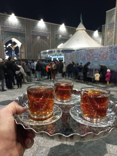 عکس چایخانه صحن کوثر حرم رضوی