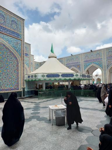 عکس چایخانه صحن کوثر حرم رضوی