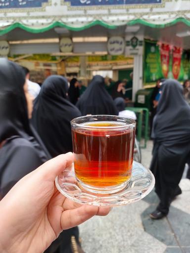 عکس چایخانه صحن کوثر حرم رضوی