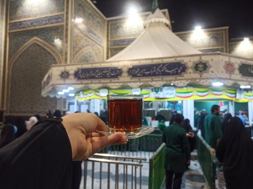 عکس چایخانه صحن کوثر حرم رضوی