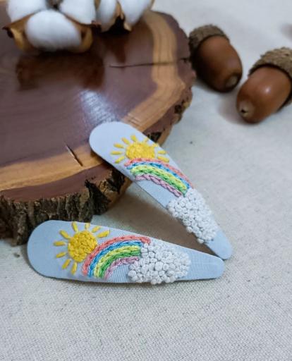 عکس گلدوزی تک شاخ