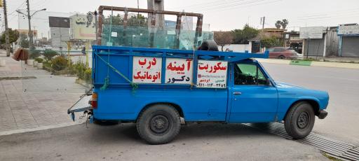 عکس درب اتوماتیک شیشه ای حسینی