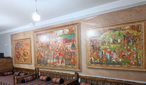 عکس سفره خانه سنتی باران 