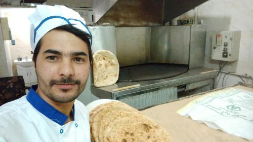 عکس نانوایی بربری حاج سیف الله