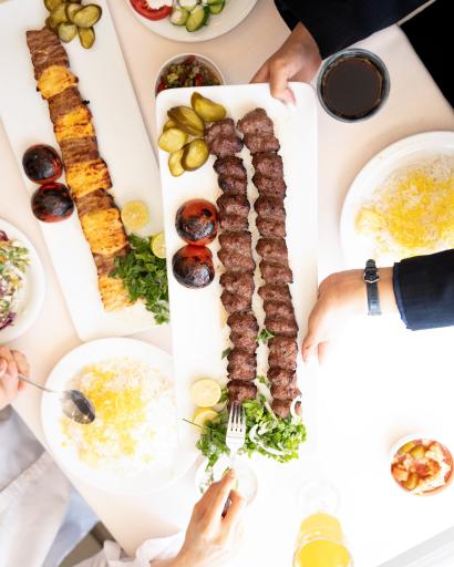 عکس چلوکباب امید
