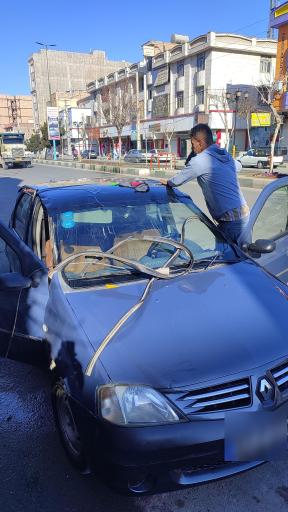 عکس شیشه دودی رسول