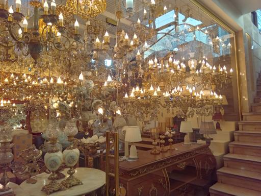 عکس لوستر نورافروز