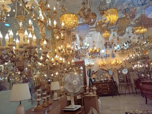 عکس لوستر نورافروز