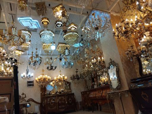 عکس لوستر نورافروز