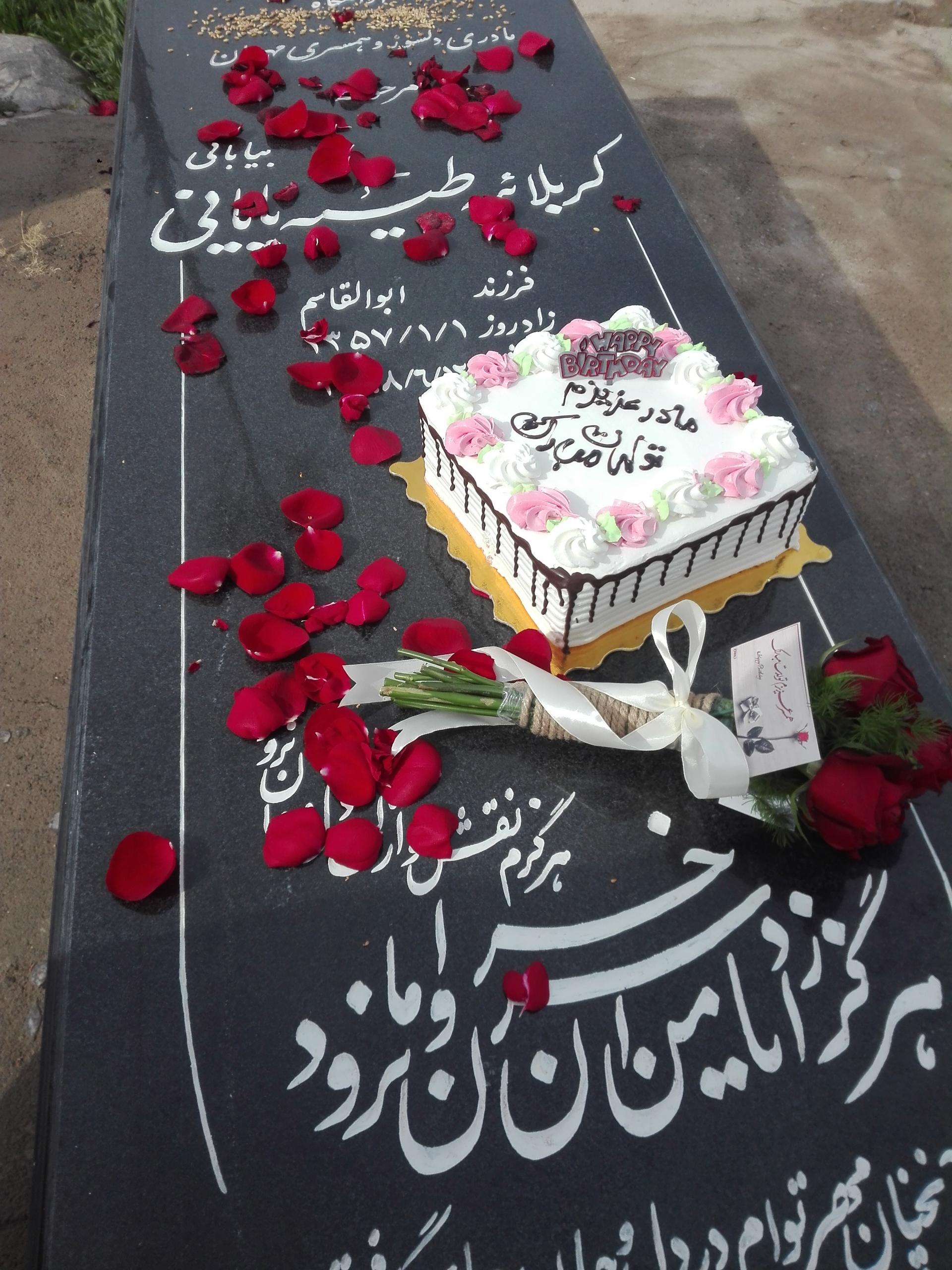 عکس آرامگاه طیبه پایانی مارشک