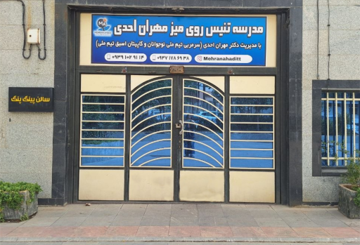 مدرسه پینگ پنگ مهران احدی