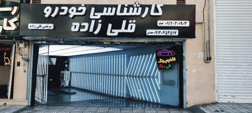عکس کارشناسی و تشخیص رنگ خودرو قلی زاده