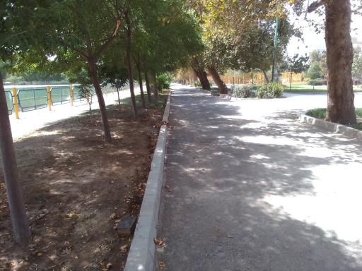 عکس دریاچه پارک قائم