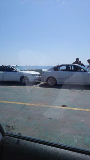 عکس اسکله بارگیری ماشین  جزیره کیش (لندینگ)