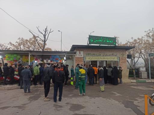 عکس ایستگاه صلواتی حضرت زهرا (ص)