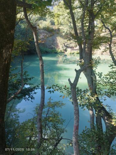 عکس چشمه و دریاچه گل رامیان