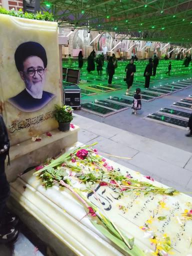 عکس مزار شهید آیت الله سید محمد علی آل هاشم