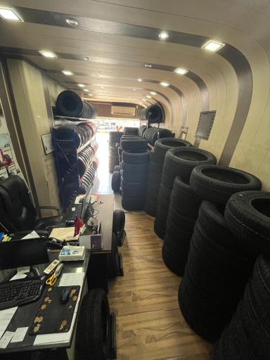 عکس لاستیک فروشی حاج بدر دریابان