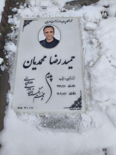 عکس مرحوم حمید رضا محمدیان 