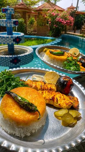 عکس باغ رستوران سایه سار