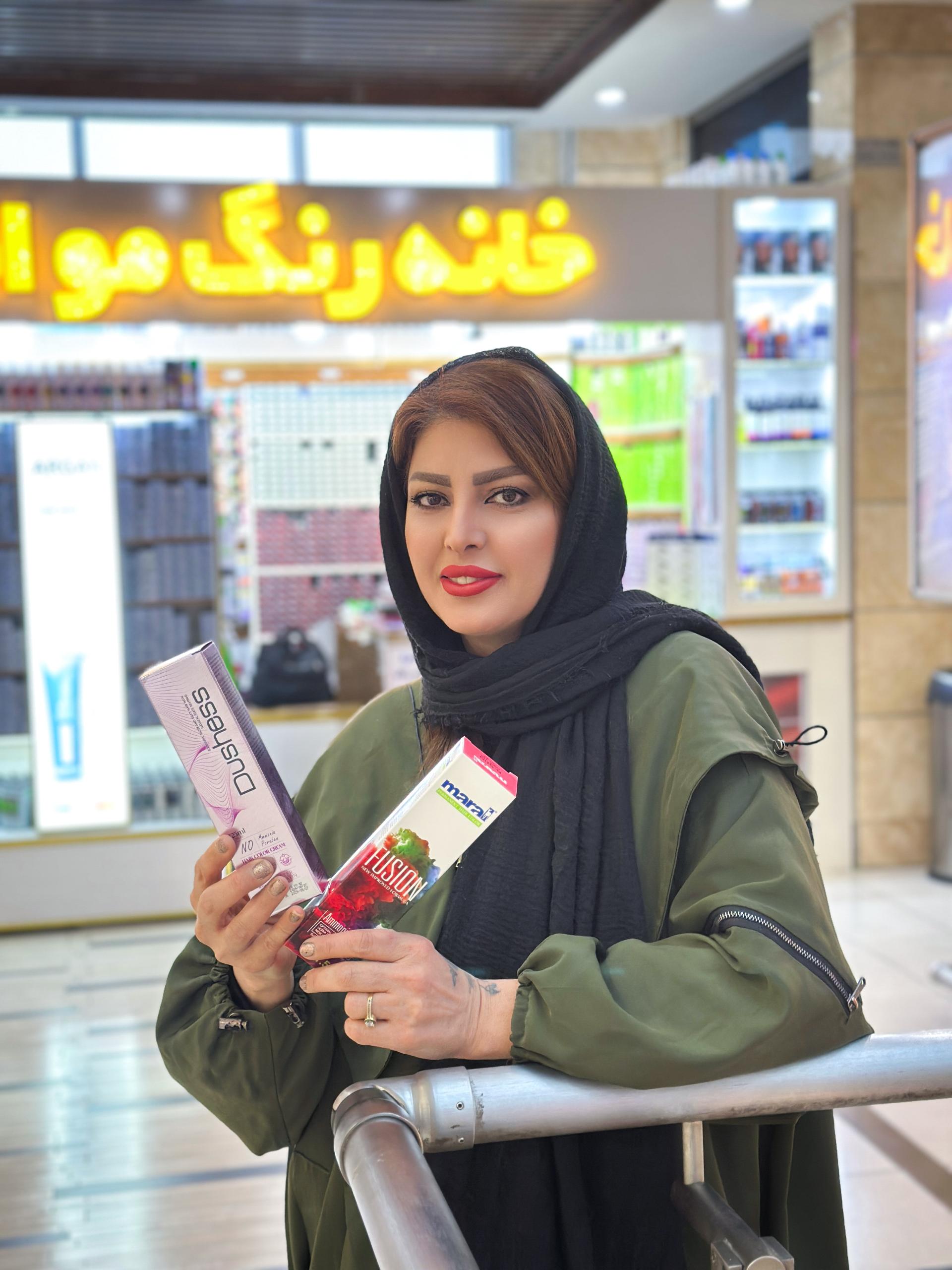 عکس خانه رنگ مو الیسا