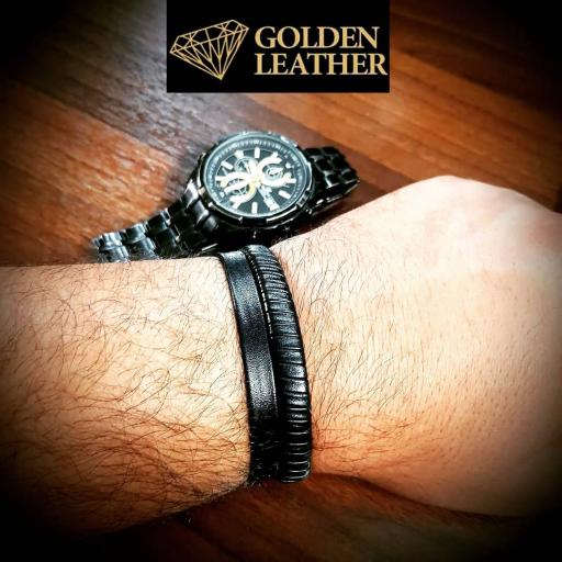 عکس توليدى چرم طلايى