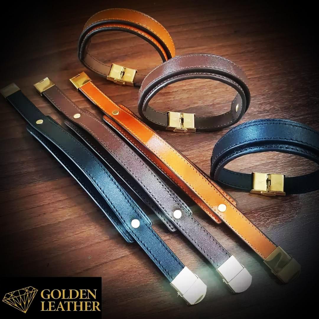 عکس توليدى چرم طلايى