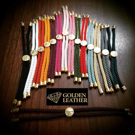 عکس توليدى چرم طلايى