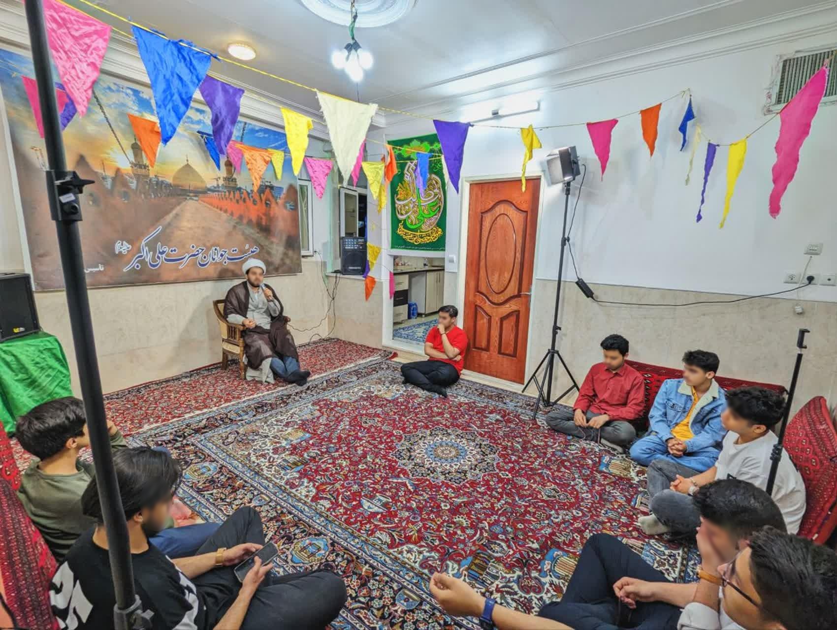 عکس هیئت جوانان حضرت علی اکبر س