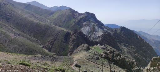 عکس مسیر کوهنوردی دربند و قله توچال