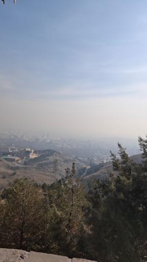 عکس مسیر کوهنوردی دربند و قله توچال