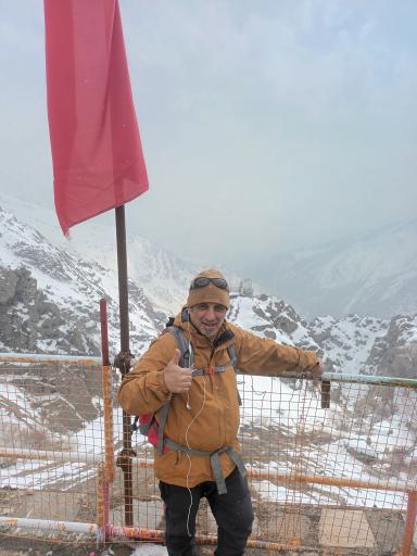 عکس مسیر کوهنوردی دربند و قله توچال