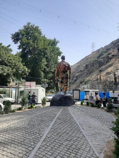 عکس مسیر کوهنوردی دربند و قله توچال