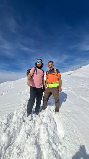 عکس مسیر کوهنوردی دربند و قله توچال