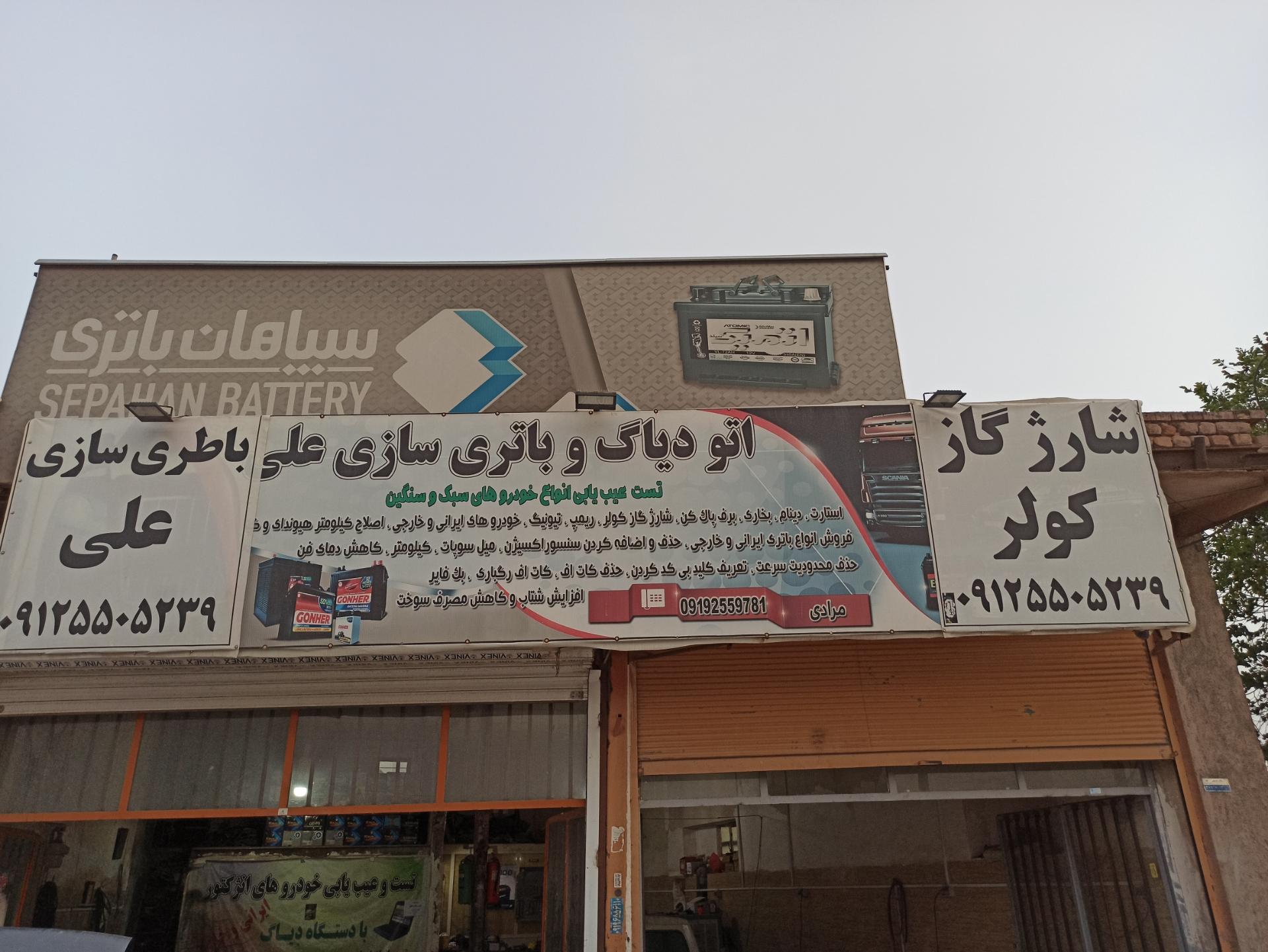 عکس اتو دیاگ و باتریسازی علی