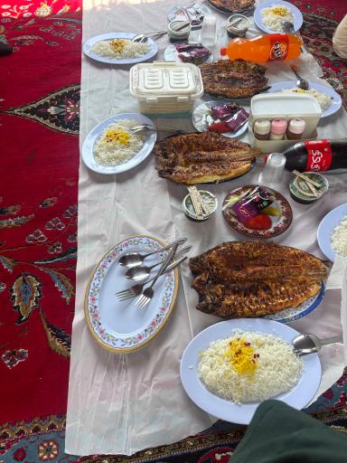 عکس کباب ماهی گلستانی
