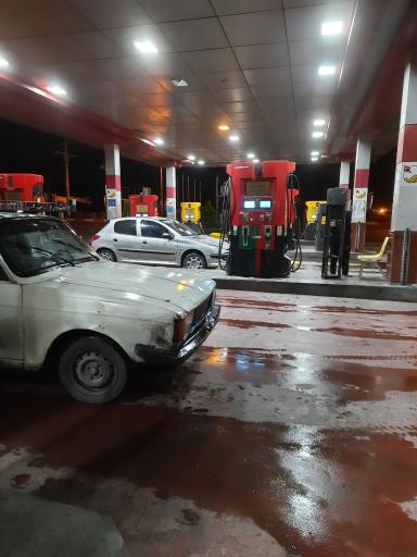 عکس جایگاه تخت جمشید بنزین و گازوئیل و CNG