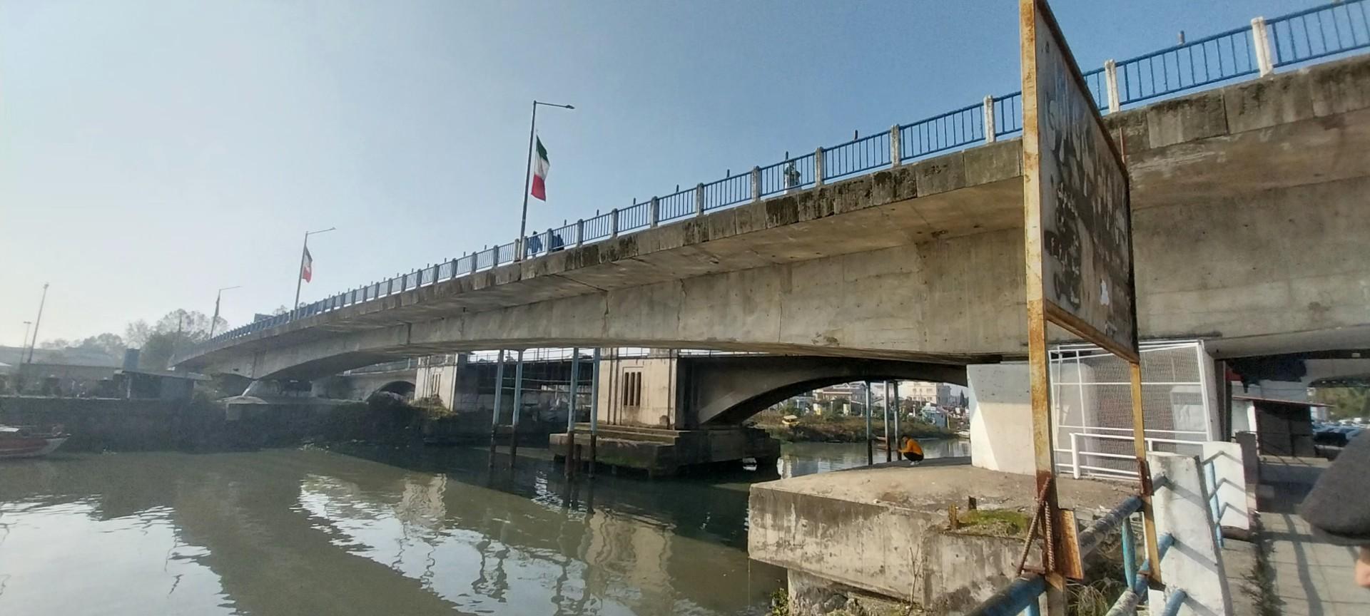 عکس پل‌ جدید انزلی