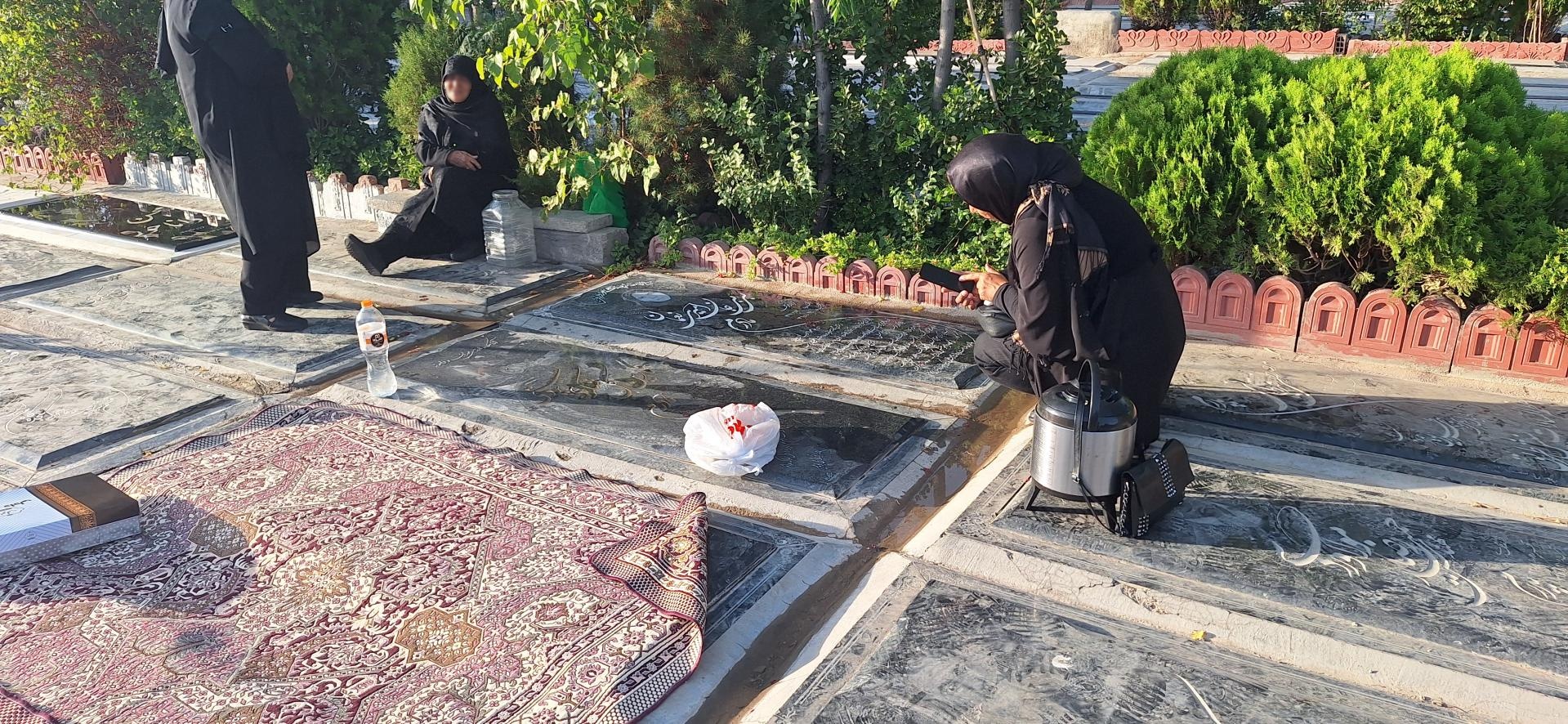 عکس مزار نارین گل شکری پردستی