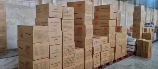 عکس پخش مواد غذایی رو به راه 