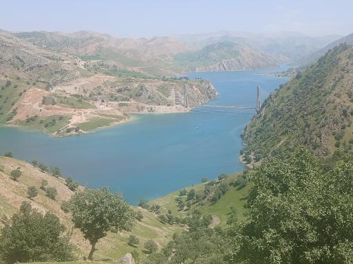 عکس پل کابلی سه بلوط