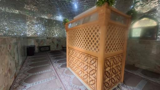عکس مسجد و امامزاده طاهر قمصر