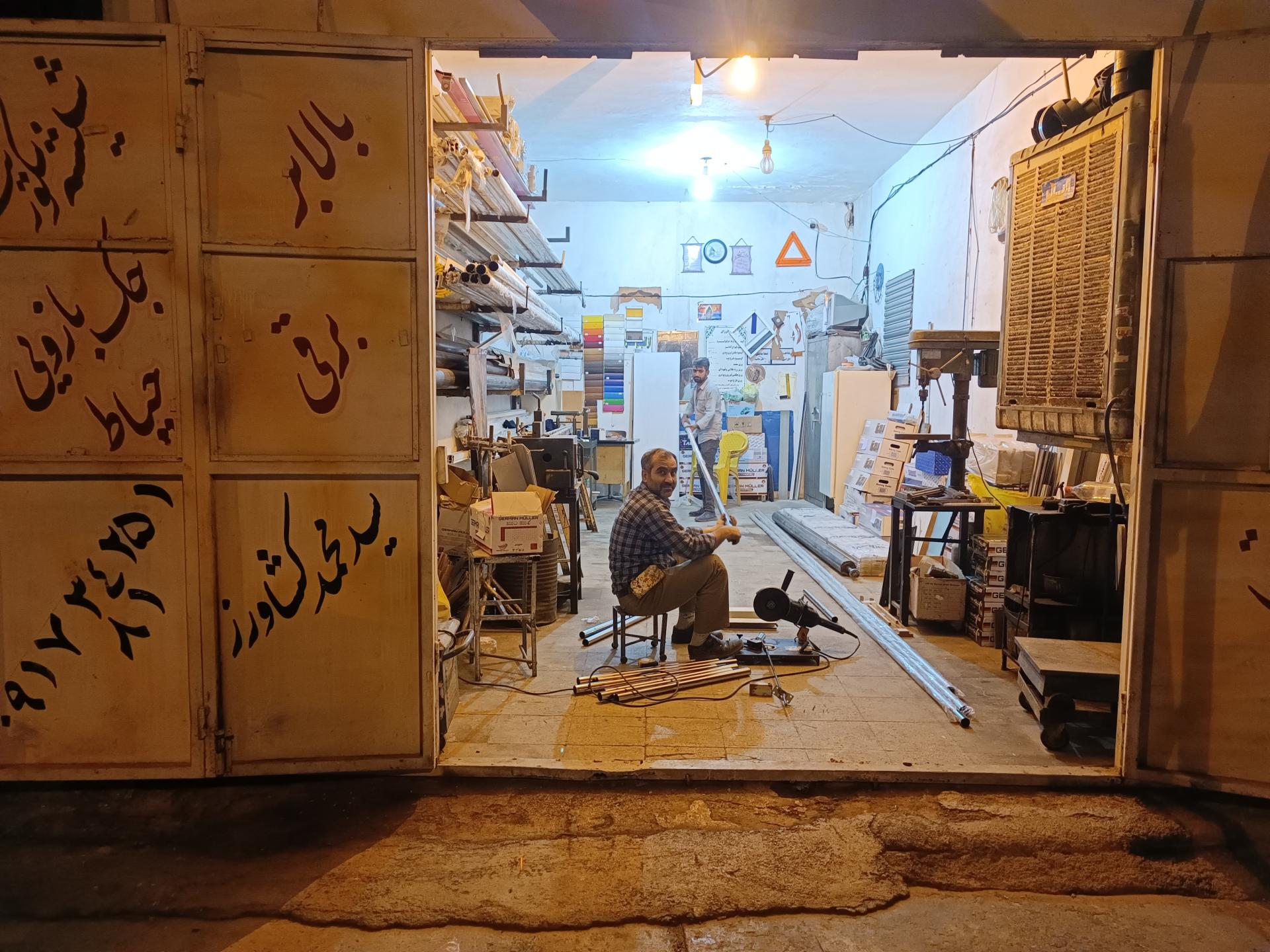 عکس درب کرکره ای پارس کشاورز